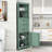 Fetiere Freestanding Bathroom Cabinet, Triangle Tall Cabinet with Drawers and Adjustable Shelves-550932641