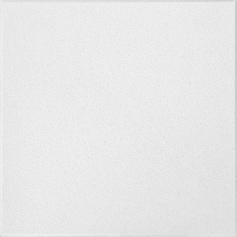 Sahara Angled Tegular 15/16 2 ft. x 2 ft. Drop-In Mineral Fiber Acoustic Ceiling Tile in White, Set of 16