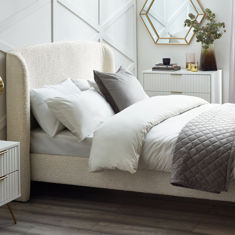 Makeya Upholstered Bed, Double (4'6)