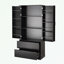 Armoire de cuisine avec 2 grands tiroirs et support à épices à 8 portes-1729724633