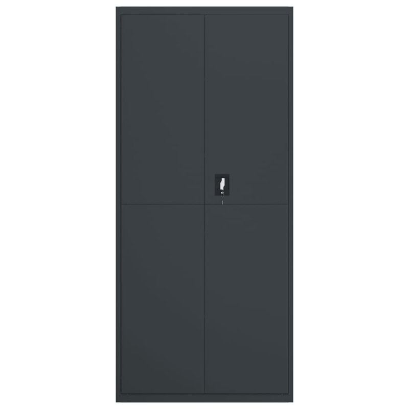 Adriean 2 -Door 4 -Shelf, Anthracite