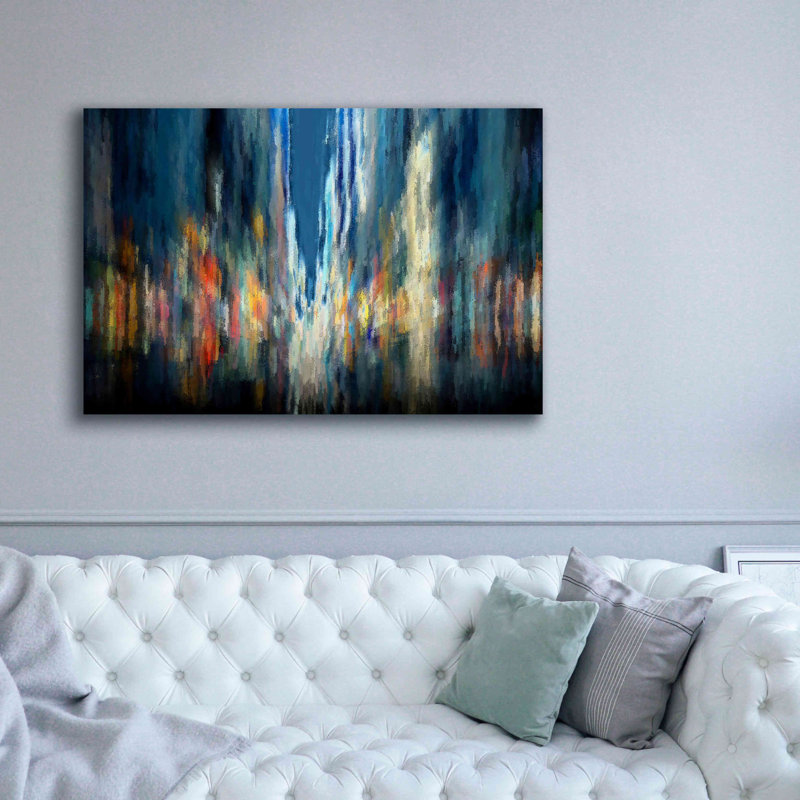 «Downtown7» par David Manlove, H 40 po x l 60 po x P 1,5 po