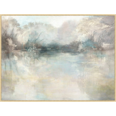 Pond In The Mist Painting