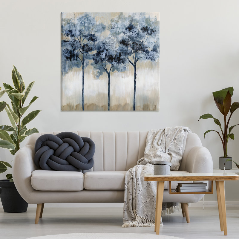 «Dappled Tree Trio», art mural par Nan, H 36 po x l 36 po
