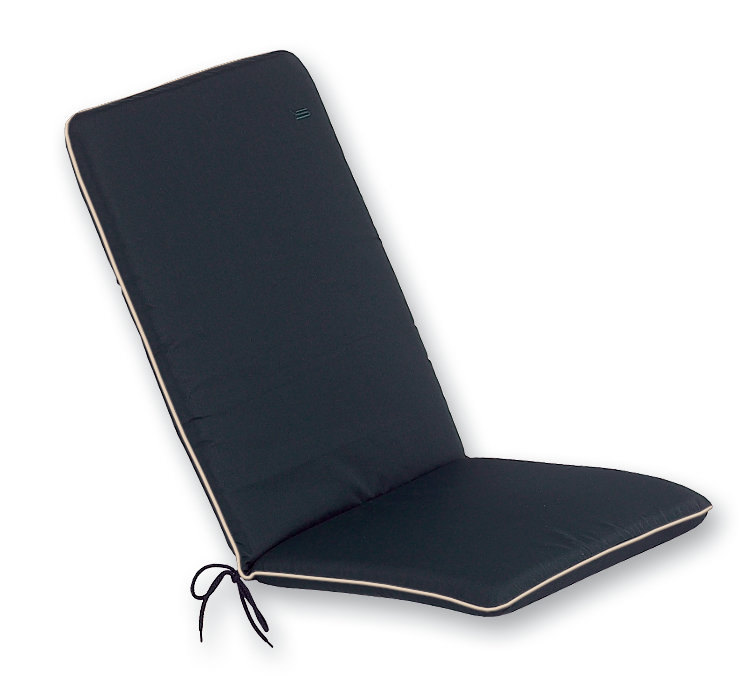 Armchair Seat Cushion, Black