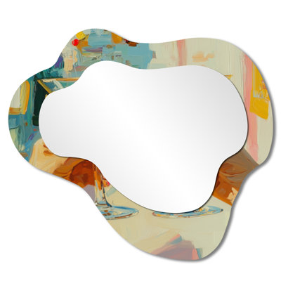 Miroir mural en verre Martini