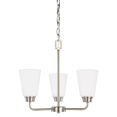 Lustre à trois lumières Kerrville de Génération Éclairage 
