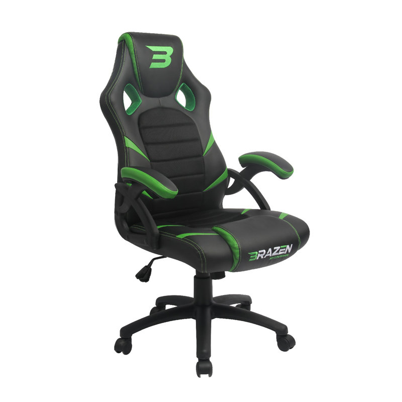 BraZen Puma PC Gaming Chair, Green