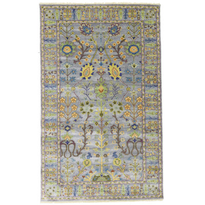 Tapis de couloir oriental Oushak Chobi