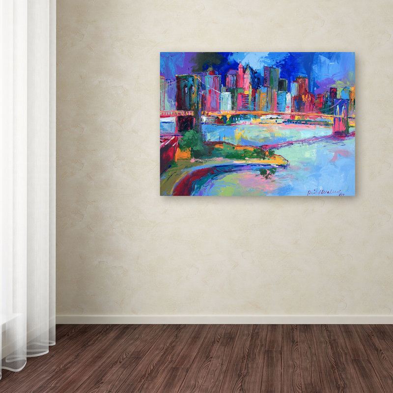 Hockaday «Brooklyn», reproduction d'art sur toile tendue, H 35 po x l 47 po x P 2 po