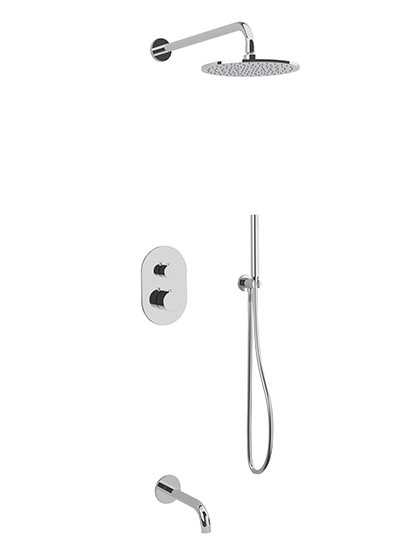 Complete Shower System, Chrome