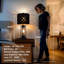 Modern Table Lamp Set Of 2 With USB Charging Ports, Nightstand Lamps With Checkered Shade, Bedside Lamps For Living Room And Bedroom, Includes Bulbs