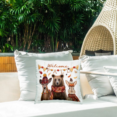 Coussin d'extérieur Welcome Welcome