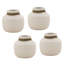 Yarley Vase Set of 4 White