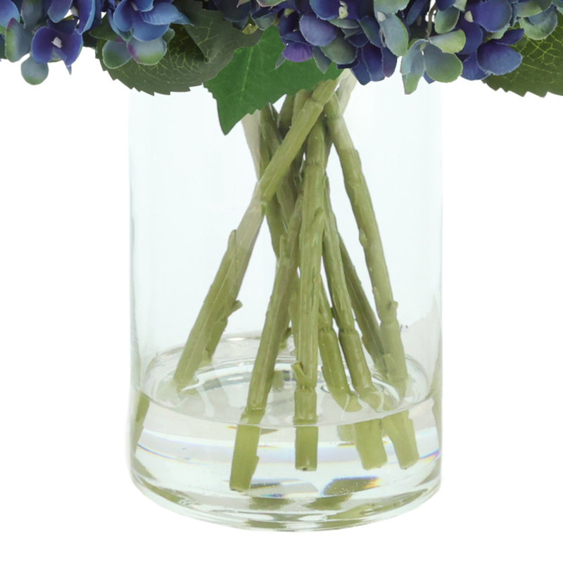 White, Blue And Green Hydrangea Bouquet, Blue