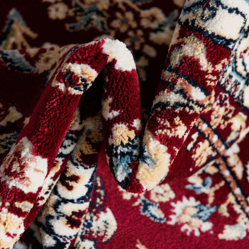 Tapis traditionnel Kelayeh de couleur rouge