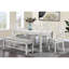 Meuble de salle à manger de style transitionnel en bois flotté de hauteur standard 1pc