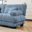 Canapé 27 sans accoudoirs avec 1 coussin - bleu