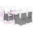 4 - Person Patio Dining Set with Rectangular Table , Cushions Included