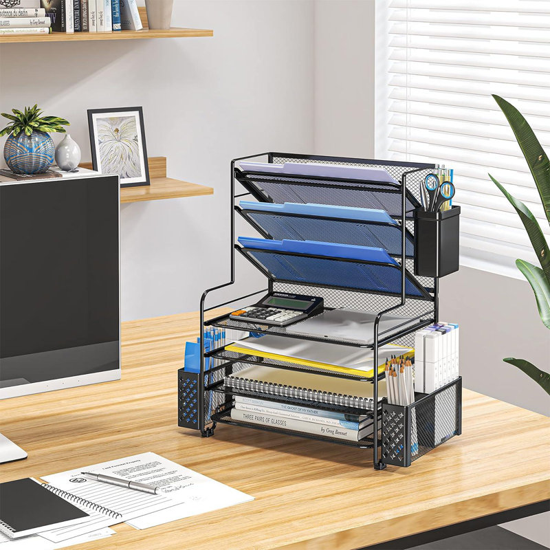 Manases Metal Desk Organizer