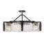 Caisa Glass Semi Flush Mount