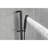 Matte Black Handheld Shower With 28-inch Slide Bar And Comfortable Spray Settings Height Adjustable Stainless Steel Construction 59-inch Hose