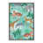 Toile encadrée de bois rustique foncé