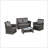 4 Pieces Outdoor Patio Furniture Sets-1837435245