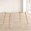 Decatur Glass Top Metal Base Dining Table