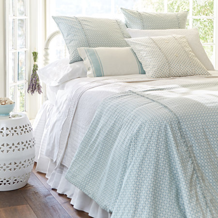 Charleston Duvet Cover, Twin Duvet Cover, Aqua