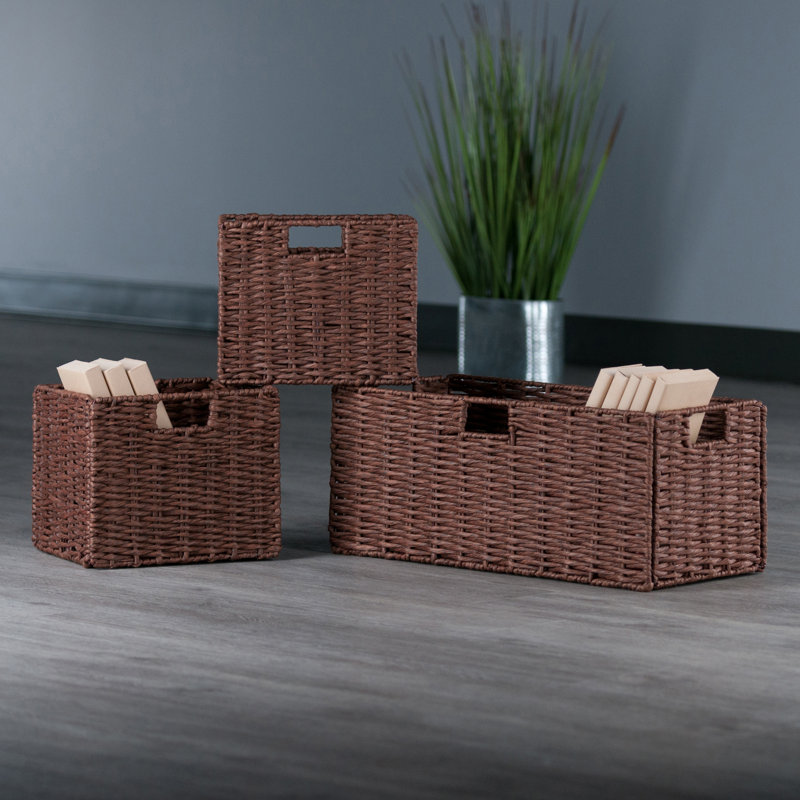 Ensemble de paniers en rotin Tessa
