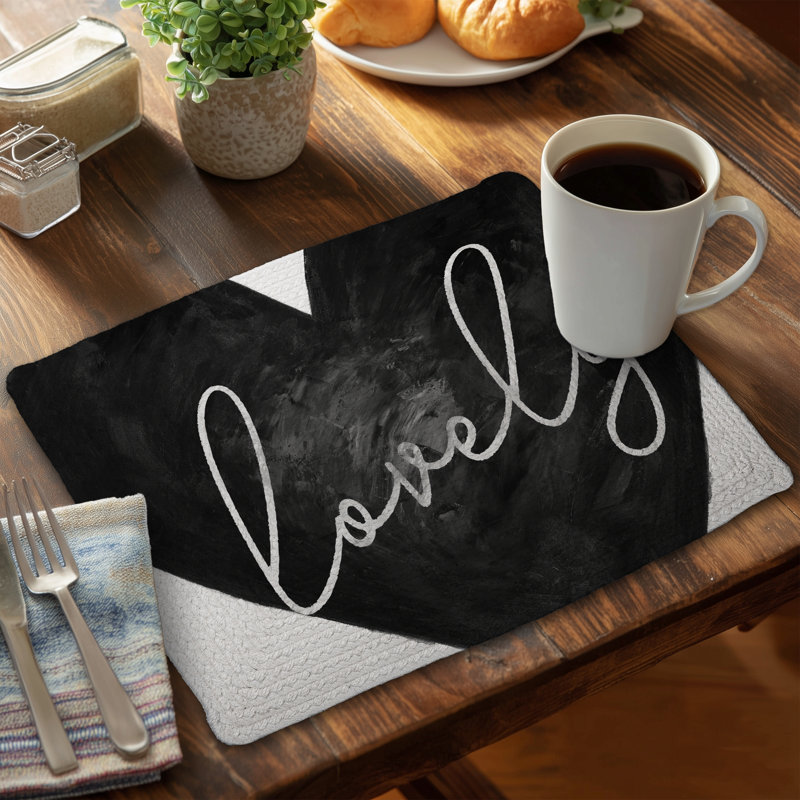 Napperon Lovely Shapes Quotes | Décor de motivation