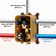 Thermostatic Rainfall Shower System with Rough in-Valve and Shower Body Spray