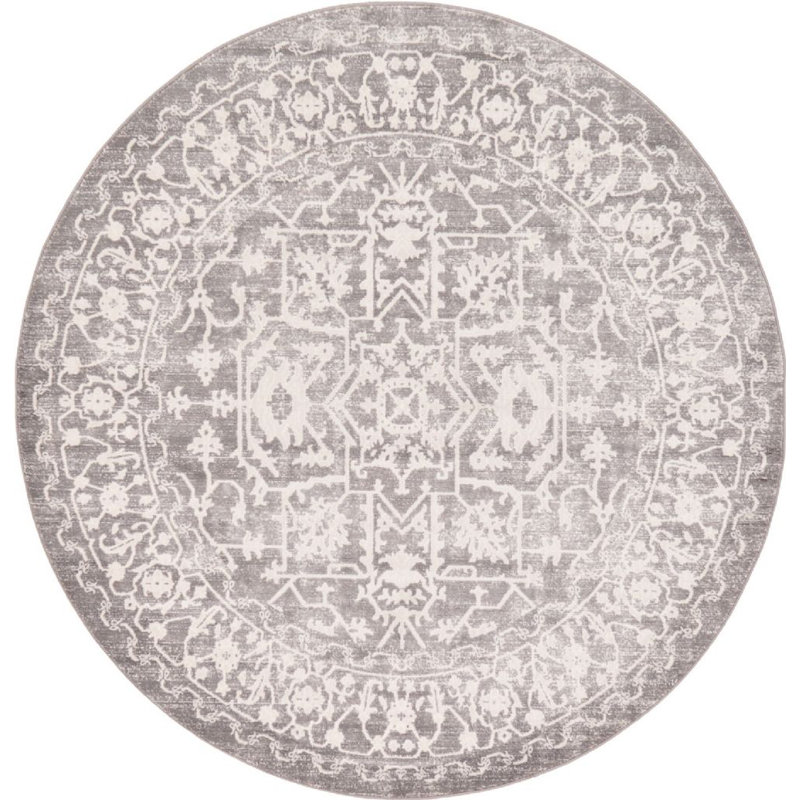 Maglione Abstract Indoor Rug, Round 8'