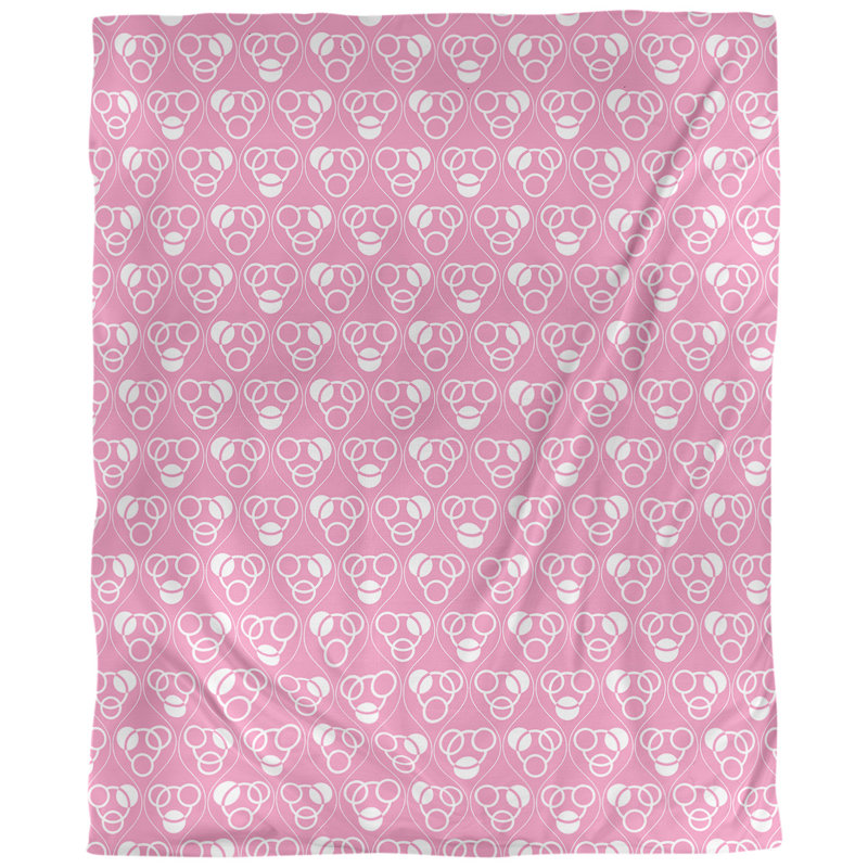 Fabric, Pink, 54" L x 36" W, Pima Combed Cotton
