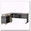 Bureau de direction en L avec tiroir classeur et tablettes-900318075