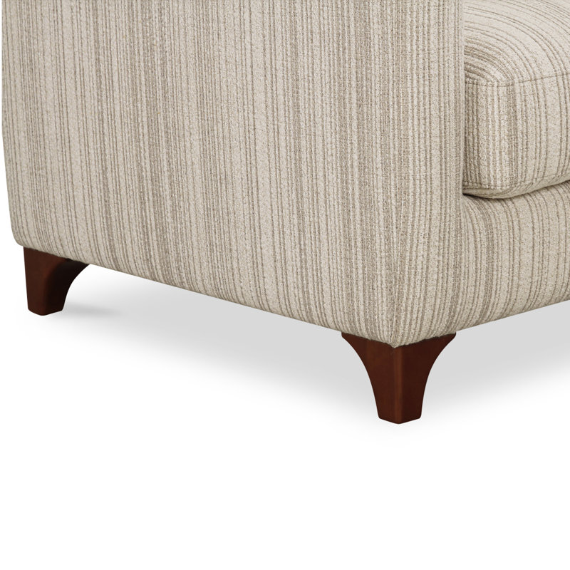 Chaise d'appoint Hewitt, Rayures beiges