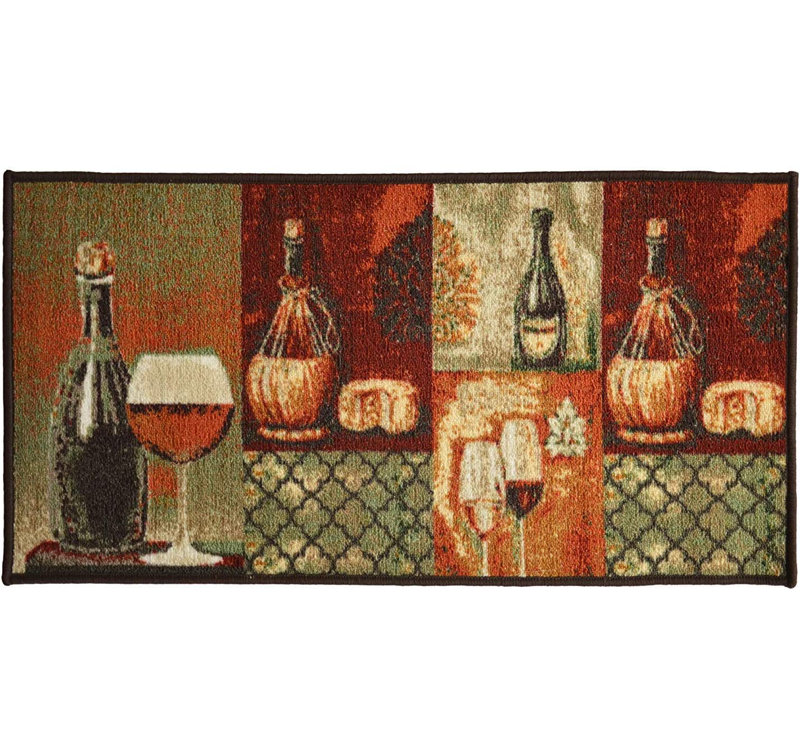 Tapis de cuisine fromage et vin