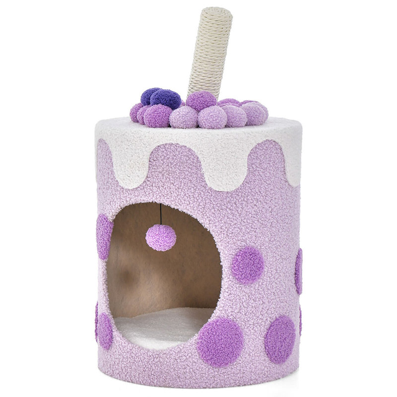 Lit pour animal de compagnie Deshuan, Mauve