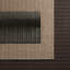 Tapis gris / brun en polypropylène tissé à la main Eidy-88036999