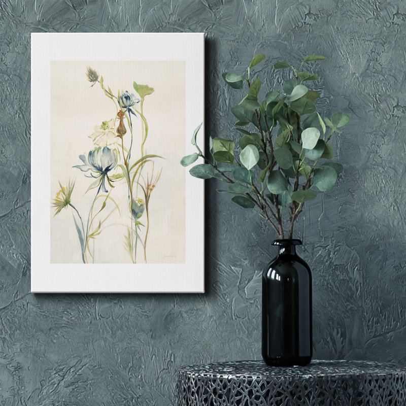 FLEURS DE LA FIN D'ÉTÉ II - Imprimé, H 18 po x l 12 po x P 1 po