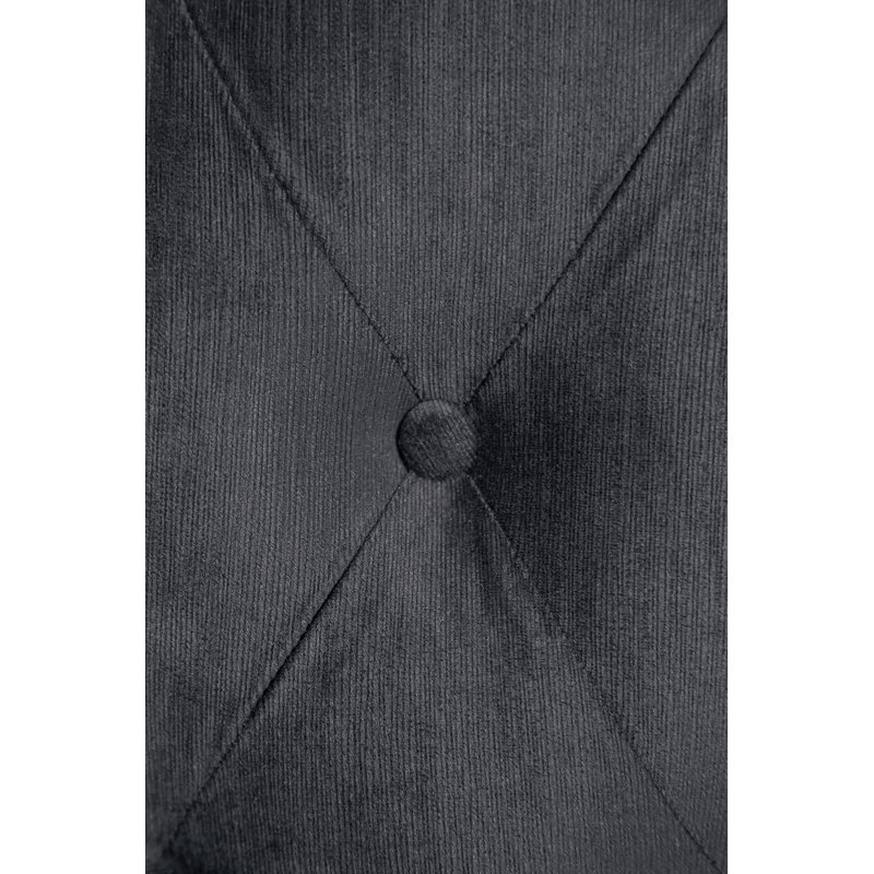 Lit plateforme tapissier avec rangement Estefany, California King, Gris foncé
