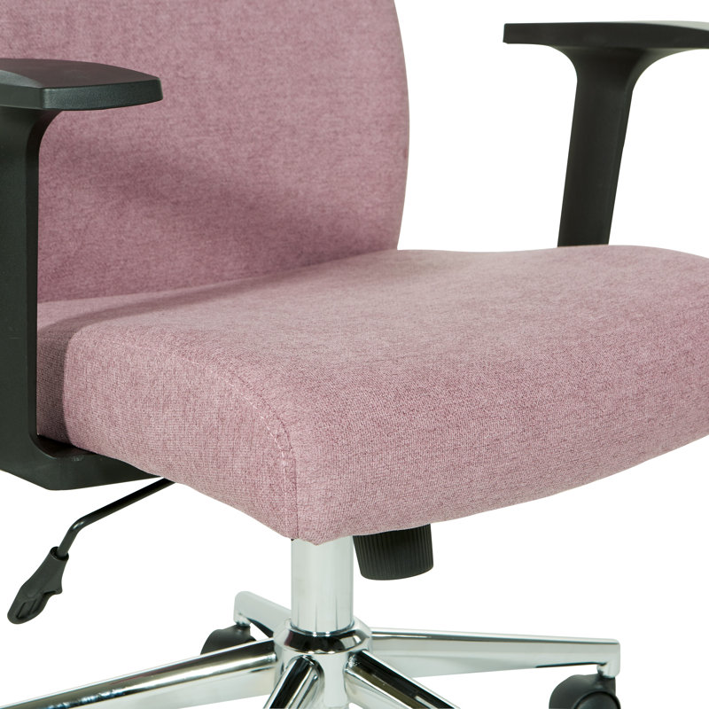 OSP Home Furnishings Evanston Task Chair, Orchid Fabric