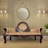 Victorian Cameo Upholstered Settee