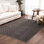 Tapis noir lavable à la machine Kwan-347117194