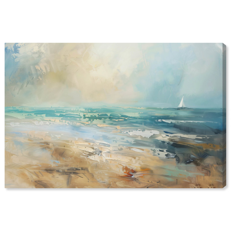 Beyond The Shore Beach Coastal Inspired Canvas Art, 36" x 24"