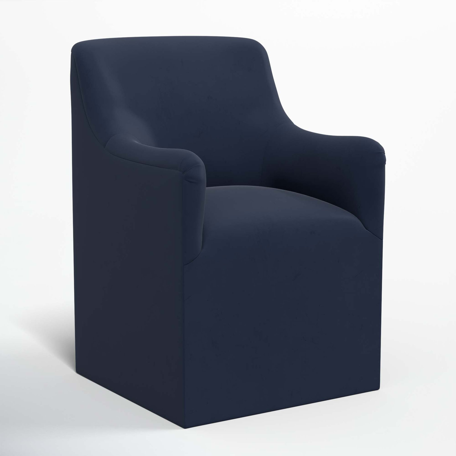 Howth Dining Armchair, Classic Ink Performance Velvet