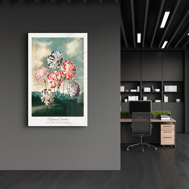 Peinture décorative en verre trempé