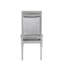 Chaise d'appoint Otto en argent