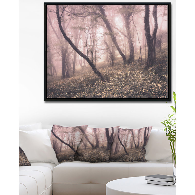 « rétro automne landscape », reproduction de photo sur toile tendue encadrée, H 30 po x l 40 po x P 1,5 po
